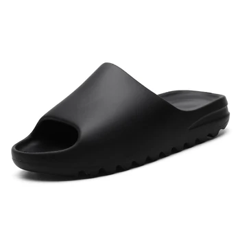 EVA sandali Moški Natikači Preprosto Črno Belo Non-Slip Kopalnica Strani Priložnostne Čevlji Pari Zaprtih Žensk Platformo Copate
