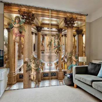 Evropa zavese, Roman Evropske 3D Zavese angel design Zavese Za dnevno Sobo, Spalnico