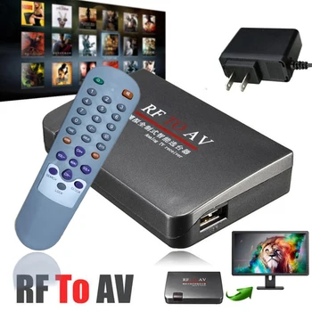 F Za AV Sprejemnik RF Za Analogni AV Kabel TV Sprejemnik Pretvornik USB Z Daljinskim upravljalnikom NAS Plug/EU Plug