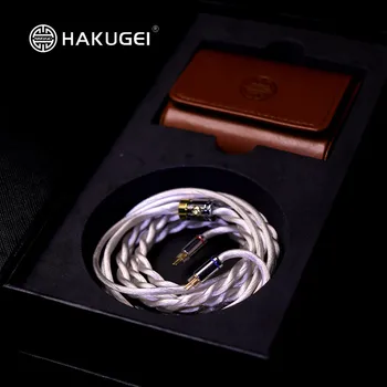 FENGRU HAKUGEI White Dragon Slušalke nadgradnjo kabel 2Pin 0.78 mm MMCX zlato, srebro, paladij baker napredno element hibridni kabel