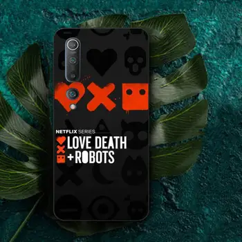 FHNBLJ Ljubezni, Smrti & Roboti plakat umetnin Bling Srčkan Primeru Telefon za RedMi opomba 9 4 5 5a 6 7 8 8pro xiaomi mi mix2s primeru