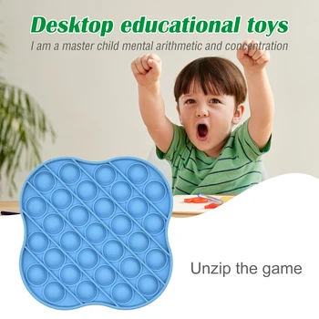 Fidget Igrače Fidget Push Bubble Igrače Za Glodalce Nadzor Pioneer Odrasle Otroke, Duševnega Aritmetično Namizje Tlaka Igrača
