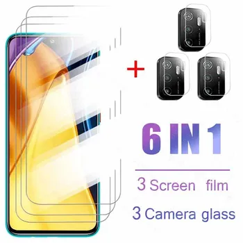 Film Poko M3 Pro Kaljeno Steklo Poco X3 NFC Objektiv Kamere Za Xiaomi PocoPhone X3Pro M3Pro F3 Zaslon Patron Malo F-3 Stekla