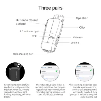 Fineblue F990 Najnovejši Brezžični Podjetja Bluetooth Slušalke Šport Voznik Slušalke Teleskopsko Posnetek na Stereo Slušalka Vibracij