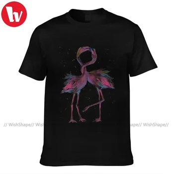 Flamingo Tshirt Smešno 100 Bombaž Kratkimi Rokavi T Shirt Je Natisnjena Poletje T-Shirt Človek Krona