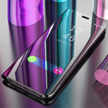 Flip Case Za Samsung Galaxy A02s Usnja Kritje Primerih Za Samsung A02 S SM-A025F/DS A025F Magnetno Stojalo Phe Ogledalo Polje Etui