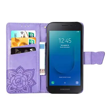 Flip Case Za Samsung Galaxy J2 Jedro Primeru Denarnica Usnje Telefon torbica Za Samsung J2 Jedro J260F J260 J 2 SM-J260F J2core Pokrov