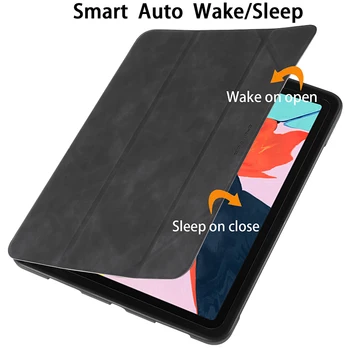 Flip Usnje Knjiga Ohišje Za iPad Pro 11 inch 2020 Auto Sleep / Wake Zaščito Stojalo Pokrov S Svinčnikom Nosilec Za iPad Pro 11