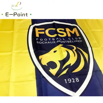 Francija FC Sochaux-Montbeliard 3 m*5 m (90*150 cm) Velikost Božični Okraski za Dom Zastava Banner Darila