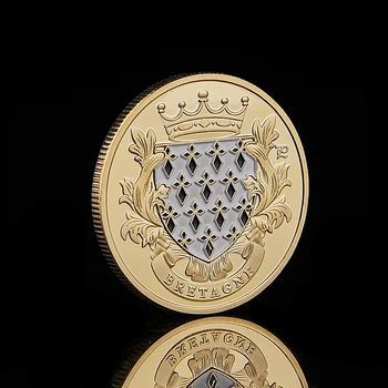 Francija Velika Britanija Krono Au Pays Ou Dregor Pozlačeni Zbirateljske Evrskega Kovanca