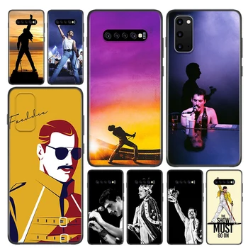 Freddie Mercury Kraljica band Za Samsung Galaxy S20 S21 FE Ultra S10 S10E Lite 5G S9 S8 S7 S6 Rob Plus Primeru Telefon