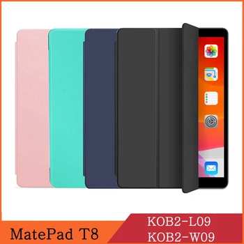 Funda Huawei MatePad T8 8.0 2020 KOB2-L09 KOB2-W09 Risanka Paiting Pokrovček Magnetni Tablični Primeru Opora Folio Capa