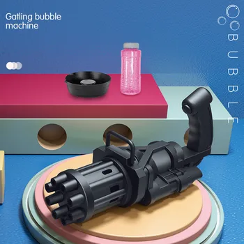 Gatling mehurček gun mini igrača mitraljez Vode bubble igrače na prostem, otroške igre, igrače za boy 10 igrača orožja iz cs pojdi Mila mehurčki