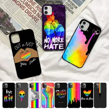 Geji Lezbijke, LGBT Mavrica Ponos Umetnosti Primeru Telefon za iPhone 8 7 6S Plus X 5S SE 2020 XR 11 12 mini pro XS MAX