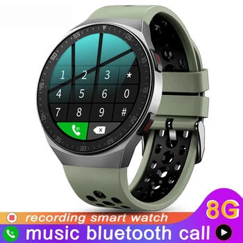 GEJIAN 8G Pomnilnik Glasbe Pametno Gledati Moške Bluetooth Klic Polni, Zaslon na Dotik, Nepremočljiva Funkcijo Snemanja Modne Smartwatch Moški