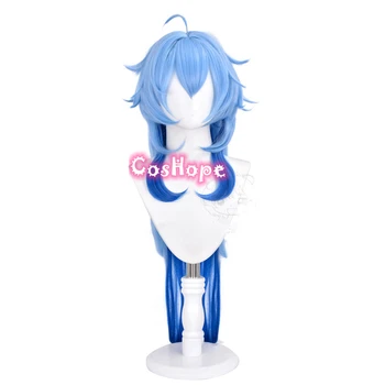 Genshin Vpliv Ganyu Cosplay 100 cm Dolgo Modro Gradient Lasuljo Cosplay Anime Cosplay Lasulje Toplotno Odporen Sintetičnih Lasulj Halloween
