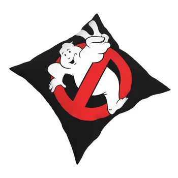 Ghostbusters Logotip Pillowcover Doma Dekorativne Blazine Vrgel Blazino za Avto Poliester Double-sided (obojestransko Tiskanje Ideja za Darilo