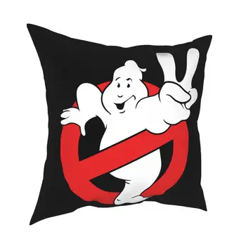 Ghostbusters Logotip Pillowcover Doma Dekorativne Blazine Vrgel Blazino za Avto Poliester Double-sided (obojestransko Tiskanje Ideja za Darilo