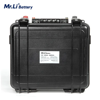 Gospod Li Lifepo4 12V 200Ah Baterijski Paket Za 12,8 Proti Baterije, Vgrajene v BMS Za Sončne Energije pomnilnik Baterija EV Napajanje