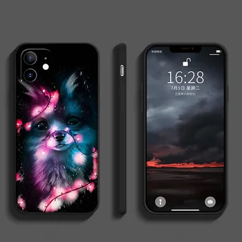 GX110 Kawaii Srčkan Fox Mehko Silikonsko Ohišje za iPhone Mini 12 11 Pro XS Max XR X 8 7 6 6S Plus 5 5S SE 2020