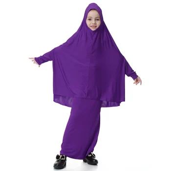 HaleyChan Muslimanske Ženske Obleko Islamske Otroci Oblačila Hidžab za Muslimansko Dekle Obleko, Hidžab Abaya Turčija, Muslimani Moda Muslimanskih Določa