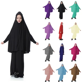 HaleyChan Muslimanske Ženske Obleko Islamske Otroci Oblačila Hidžab za Muslimansko Dekle Obleko, Hidžab Abaya Turčija, Muslimani Moda Muslimanskih Določa