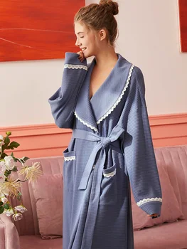 Haljo Gospa Pomlad Sleepwear Večer Halje za Ženske Hiša Haljo DODATKI Modni 2021