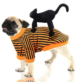 Halloween Pet Oblačila Bučna Lučka Hoodie za Pse, Mačke Smešno Coats Pet Oblačila Bombaž Kuža Pes Hoodies Počitnice Izdelki za Hišne živali
