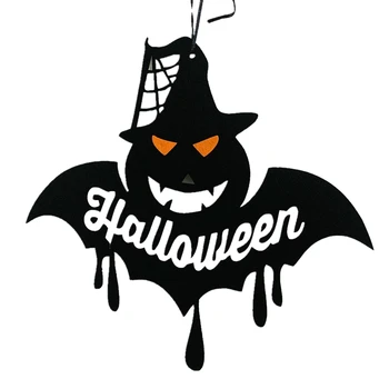 Halloween Stranke Visi Prijavite Vrata Visi Happy Halloween Dekoracijo bučna Bat Dekor Za Otroke Domov