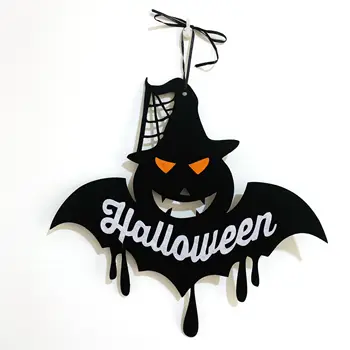 Halloween Stranke Visi Prijavite Vrata Visi Happy Halloween Dekoracijo bučna Bat Dekor Za Otroke Domov