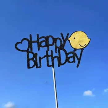 Happy birthday živali cakeTopper lep ustvarjalni pecivo Pokrivalo ali rojstnodnevnih zabav za otroke odlikovanja