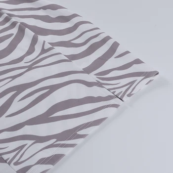 Hbenna Zebra Print Mini Ženske Obleke Poletje Obleko Brez Rokavov 2021 Ulične Tiskanja: Špageti Trak Split Robom Mini Obleke Ženske