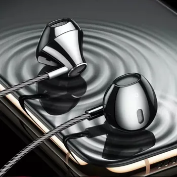 Heavy Bass Slušalke in-ear Slušalke Za Xiaomi Slušalke Žične Slušalke Z Mikrofon nadzor Glasnosti Za Huawei iphone Telefon