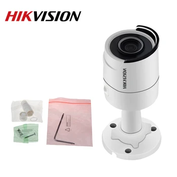 Hikvision DS-2CD2045FWD-I POE Kamere za Video Nadzor, 4MP IR Omrežna mini Kamera Bullet 30 m IR IP67 H. 265+ reža za kartico SD