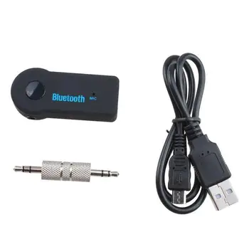 Hippcron Bluetooth Oddajnik Bluetooth 5.0 Adapter Avdio AUX Glasbe Brezžični Sprejemnik Prostoročno, Slušalke 3.5 mm Jack W6N3