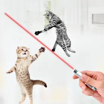 Hišnih Mačk Igrače, LED Svetloba, Laser Igrače Rdeč Laserski Pero Draži Mačka Palice Vidne Svetlobe Laserski kazalnik Zabavno Interaktivno Pet Blaga Igrače