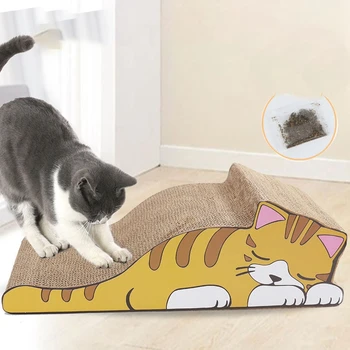 Hišnih Mačk Papir Strgalo Odbor Mucek Praskanje Post za Mačke Scratcher Cat Claw Ploščo Valovitega Papirja Praskanje Pad