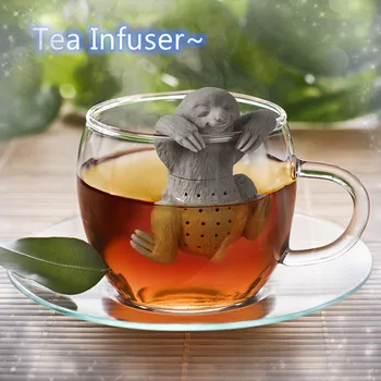 Hrana Silikona Čaj Infuser Ljudi Obliko Varnosti Čaj Filter Vrečko Čaja Cedilo Za Čaj Pot Pokal Čaj Filter Piva, Zaradi Česar Čajnik