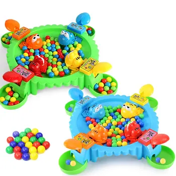 Hranjenje Požiranju Kroglice za Žabe, ki Jedo Fižol Priložnostne Brainboard Igre starši-Otrok, Iger, Igrač, Izobraževalne Igrače, samo fižol