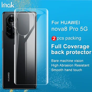Huawei Nova 8 Pro Screen Protector IMAK Polno Zajetje Zaščitna Hydrogel Film za Huawei Nova8 Nova 8 Pro 5G