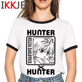 Hunter x Hunter Killua Zoldyck majica s kratkimi rokavi tshirt ženske nekaj ulične harajuku poletnih vrh estetske