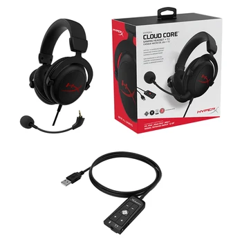 HyperX Oblak Jedro + 7.1 Surround Gaming Slušalke z Mikrofonom Profesionalnih Elektronskih Športne Slušalke E-športne Slušalke