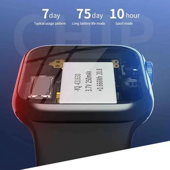 IKX HW16 Full Screen Smart Watch 44 MM 40 MM Ženske Moški Smartwatch z geslom, Razcep Zaslon Bluetooth PK IWO 13 W26 HW22 Za Ios