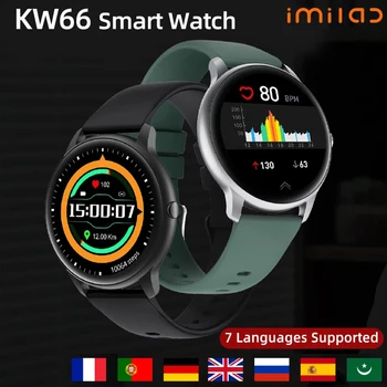 IMILAB Globalni Različici KW66 Pametno Gledati Moškega, Ženske Ure, Fitnes Tracker Nepremočljiva Smartwatch Glasbe Nadzor za iOS Android