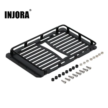 INJORA Metal Roof Rack Luggage Carrier for 1/24 RC Crawler Car Axial SCX24 AXI00002T1 AXI00002T2 2019 Jeep Wrangler JLU CRC