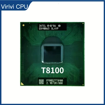 Intel Core 2 Duo T8100 SLAUU SLAYZ 2.1 GHz Dual-Core Dual-Nit CPU Procesor 3M 35W Stojalo P