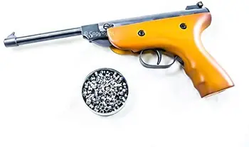 Isaazon 5,5 mm 22 Pištolo Kalibra Zraka Pelete Pištolo 7.5 Joule Energije iz Pravega Lesa, Kovinsko steno znak