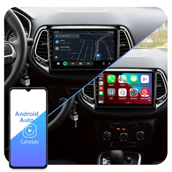ISUDAR T72 QLED Android Avto Radio Za Jeep Compass 2 MP 2016 2017 2018 2019 GPS Avto Večpredstavnostna Okta Core RAM 6GB 4G Neto št 2Din