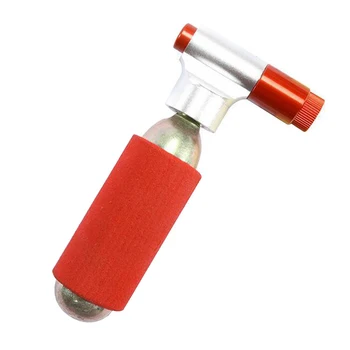 Izposoja CO2 Mini Črpalka z Rdečo Izolirana Rokav Napihljiv Prenosni MTB Jahanje Opreme, Izposoja Črpalke Žogo Inflator