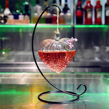 Izvirnost Srce Oblika Cocktail Steklo, Viseči Ustvarjalne Sok Pijačo Skodelico Bar Rdeče Vino Agave Pijač Klub Stranka Dekoracijo Orodja